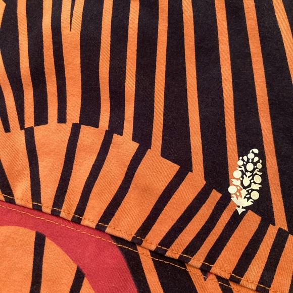 FREE PEOPLE Movement Printed Hot Shot Onesie in Amber Combo - Picture 3 of 5